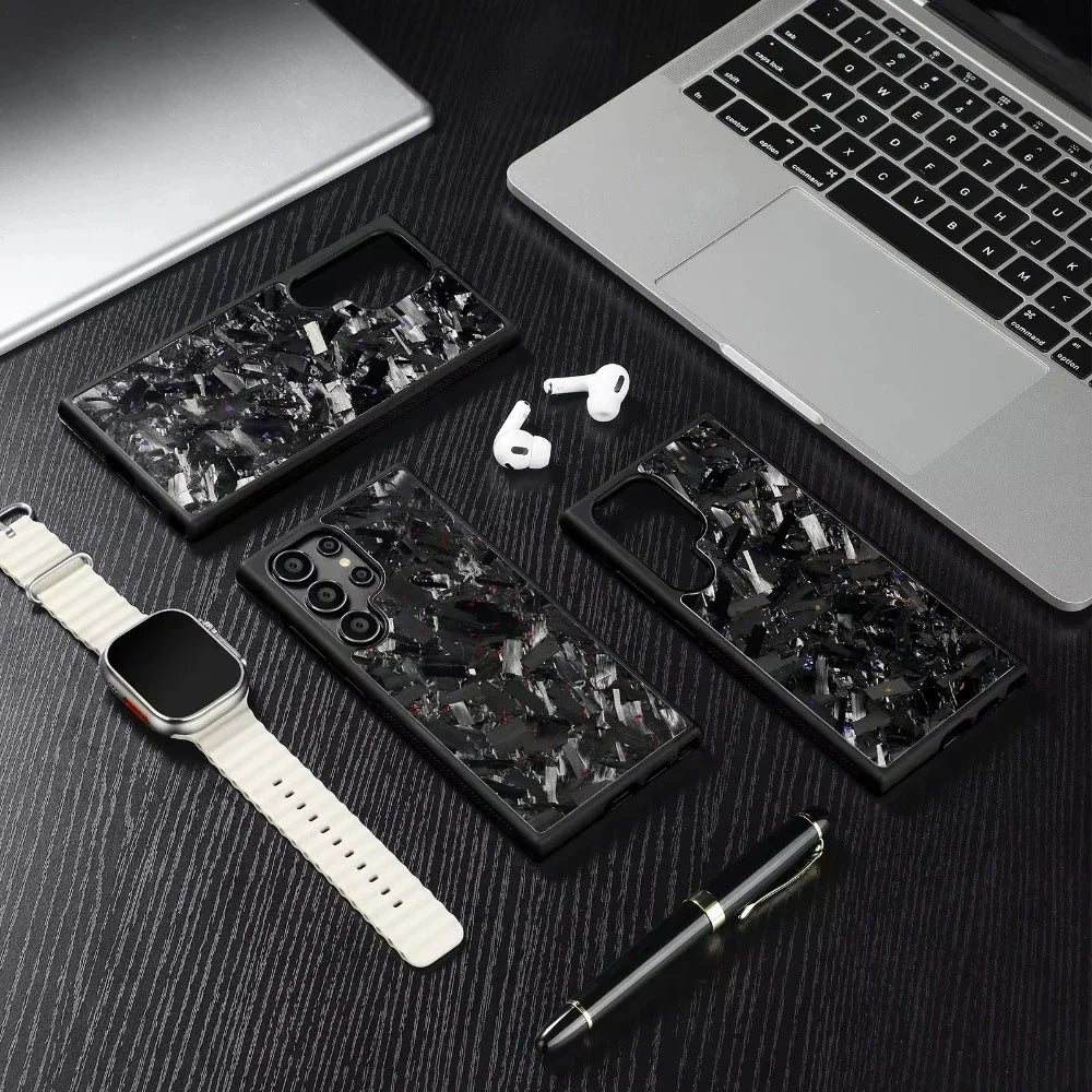 FiberEdge Forged Carbon Fiber MagSafe Case for Samsung Galaxy